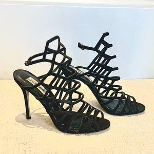 Steve Madden women's sandals, black suede, Size 8.5.